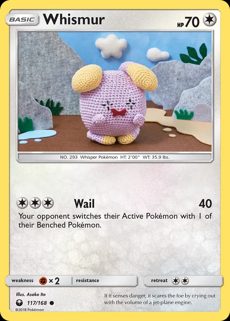Whismur — Celestial Storm 117 Pokémon card