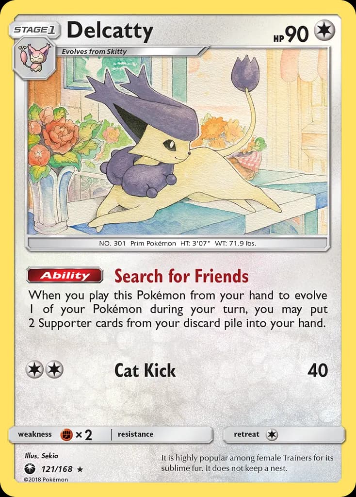 Delcatty — Celestial Storm 121 Pokémon card