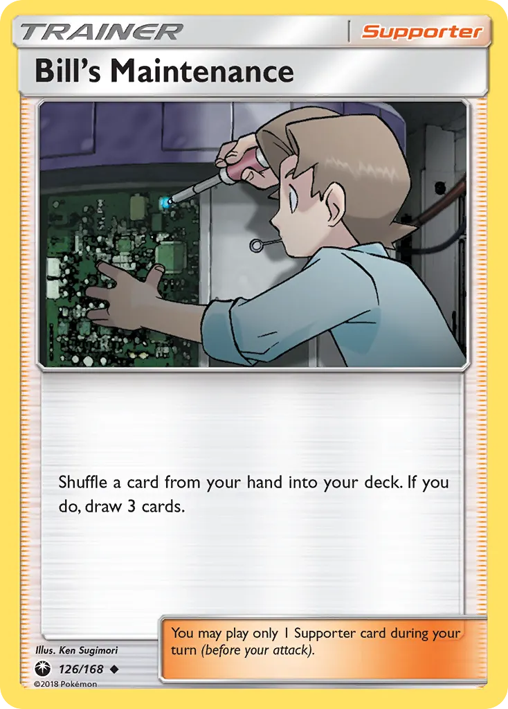 Bill's Maintenance — Celestial Storm 126 Pokémon card