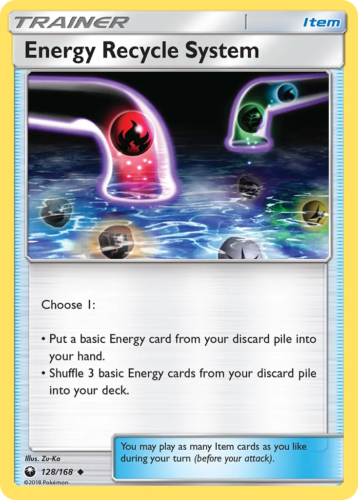 Energy Recycle System — Celestial Storm 128 Pokémon card