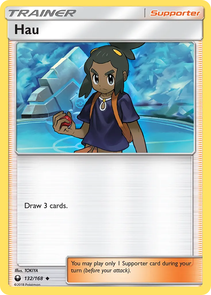 Hau — Celestial Storm 132 Pokémon card