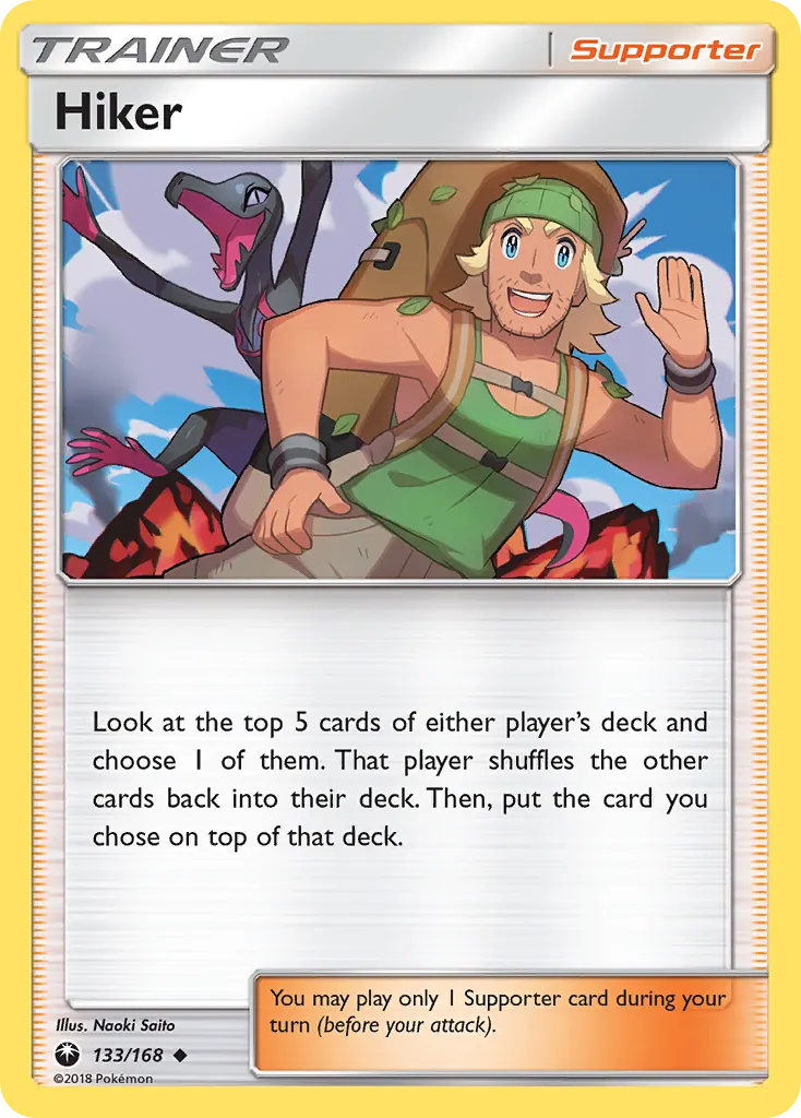 Hiker — Celestial Storm 133 Pokémon card