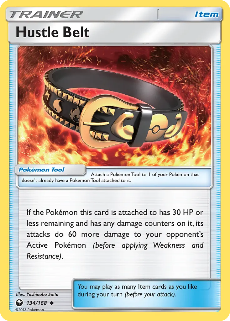 Hustle Belt — Celestial Storm 134 Pokémon card