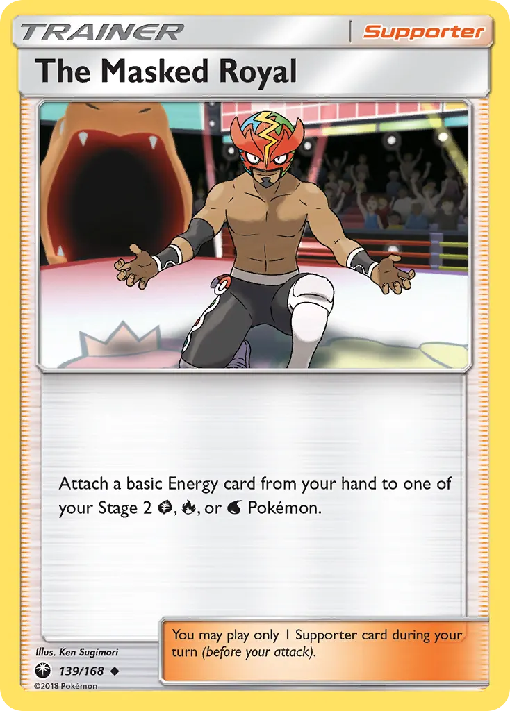 The Masked Royal — Celestial Storm 139 Pokémon card