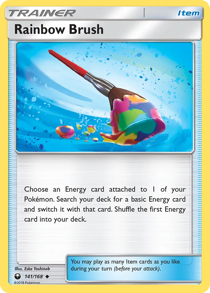 Rainbow Brush — Celestial Storm 141 Pokémon card