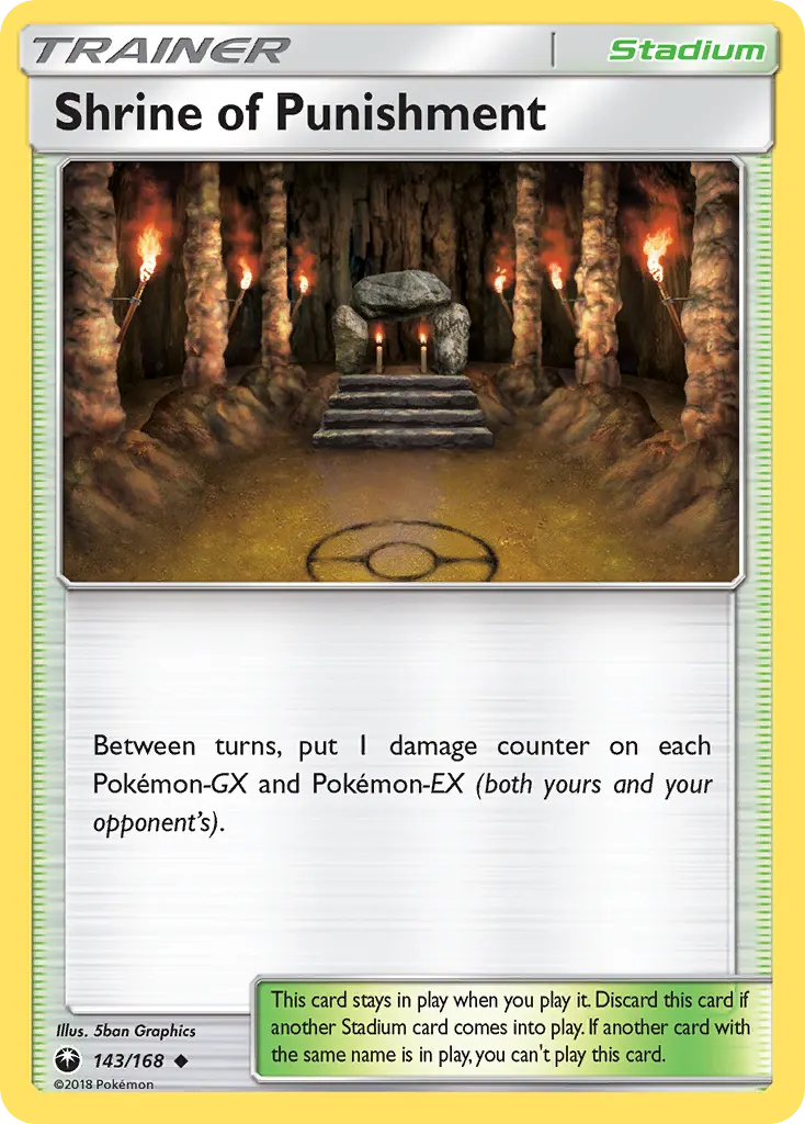 Shrine of Punishment — Celestial Storm 143 Pokémon card