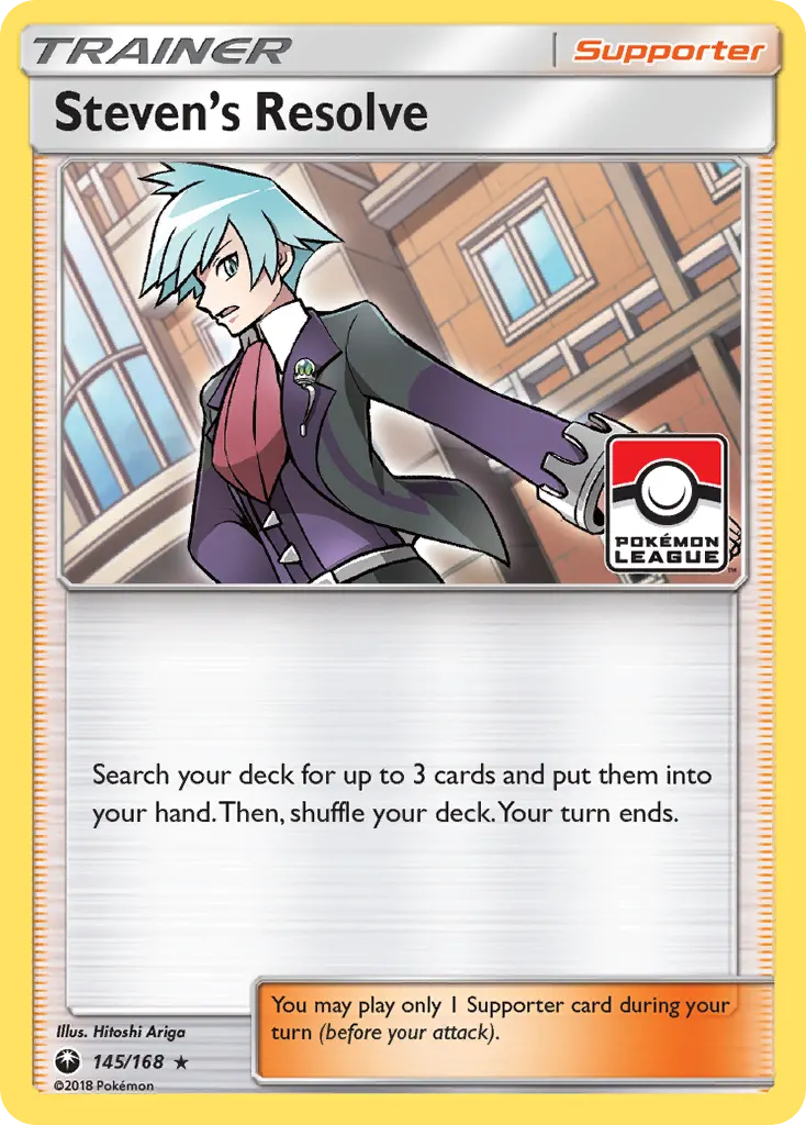 Steven's Resolve — Celestial Storm 145 Pokémon card