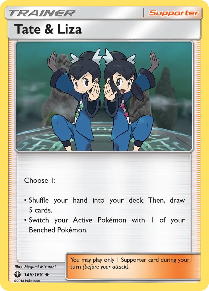 Tate & Liza — Celestial Storm 148 Pokémon card