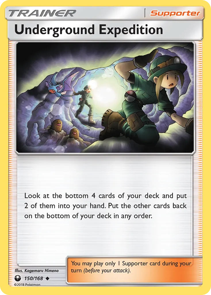 Underground Expedition — Celestial Storm 150 Pokémon card