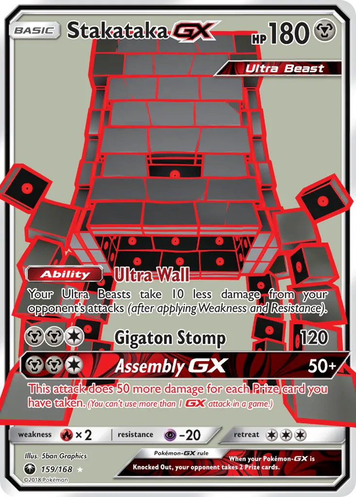Stakataka-GX — Celestial Storm 159 Pokémon card