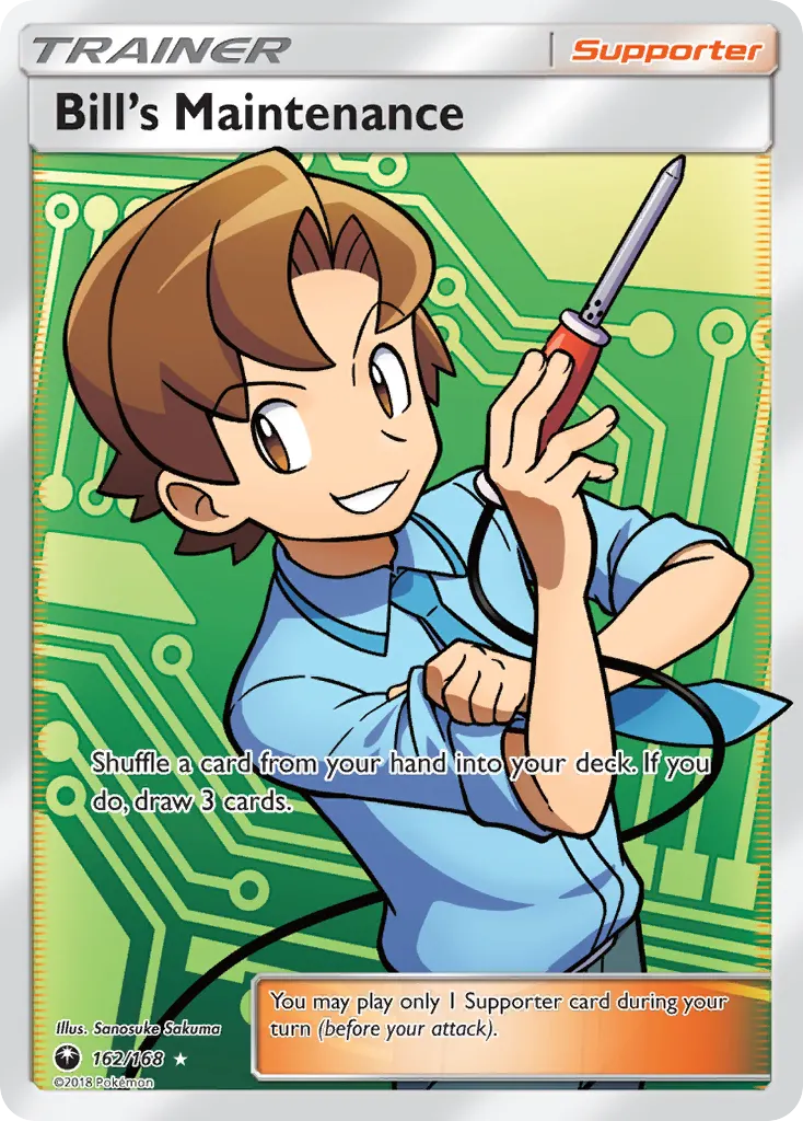 Bill's Maintenance — Celestial Storm 162 Pokémon card