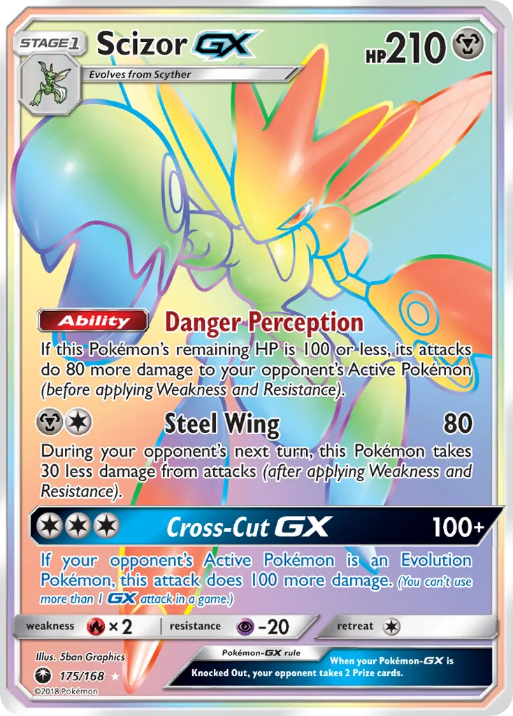 Scizor-GX — Celestial Storm 175 Pokémon card