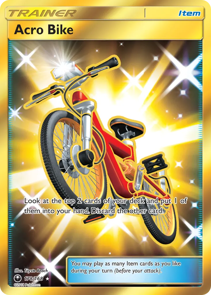 Acro Bike — Celestial Storm 178 Pokémon card