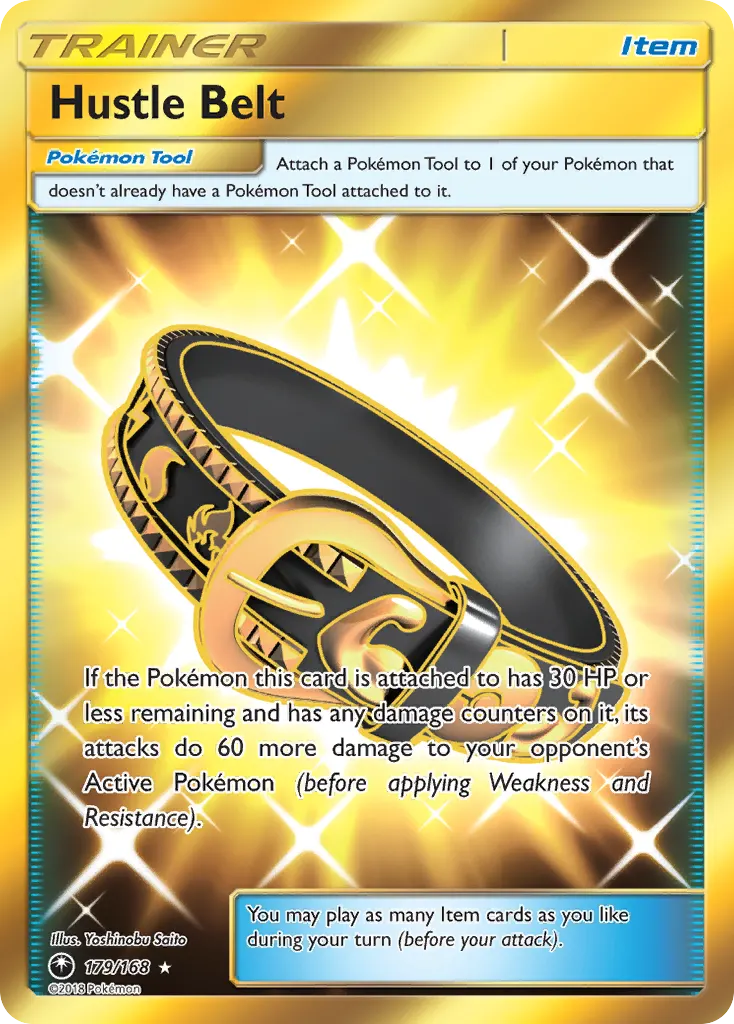 Hustle Belt — Celestial Storm 179 Pokémon card