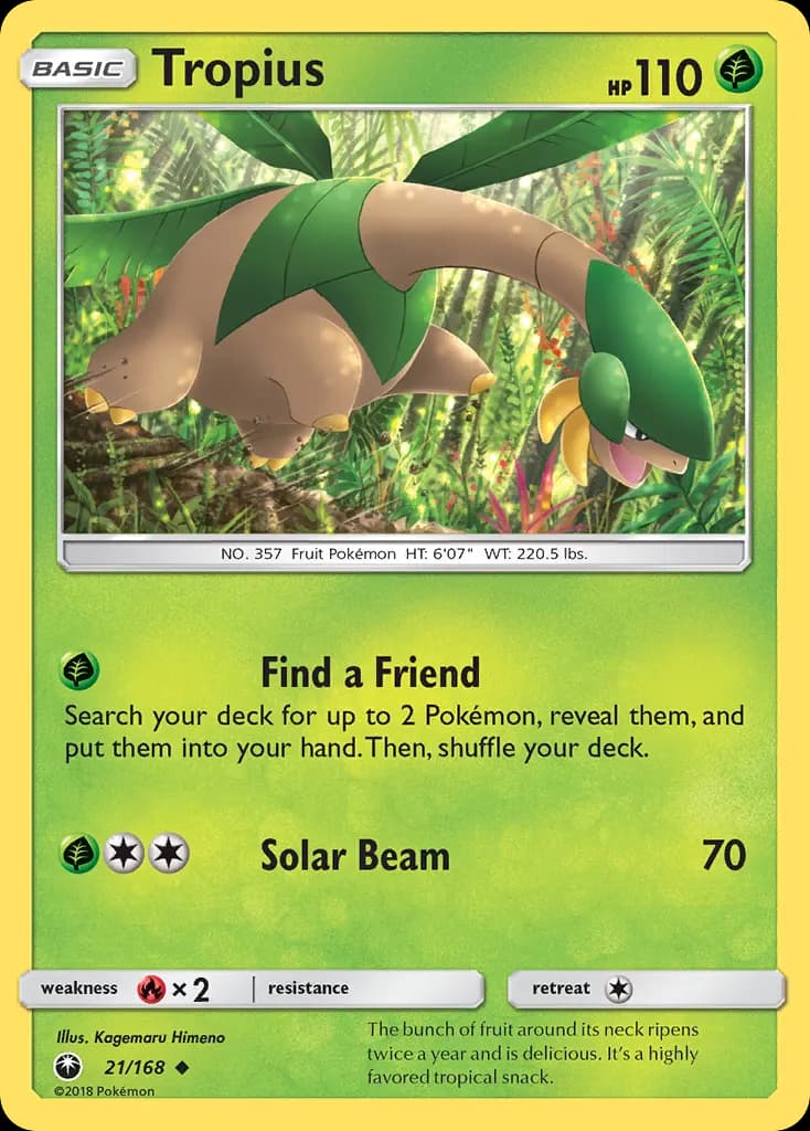 Tropius — Celestial Storm 21 Pokémon card
