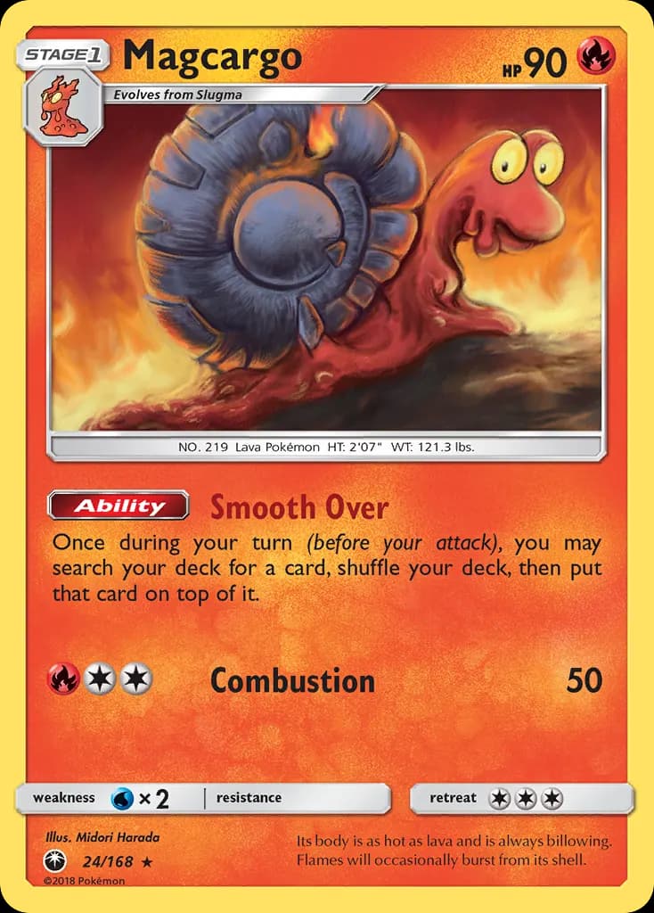 Magcargo — Celestial Storm 24 Pokémon card