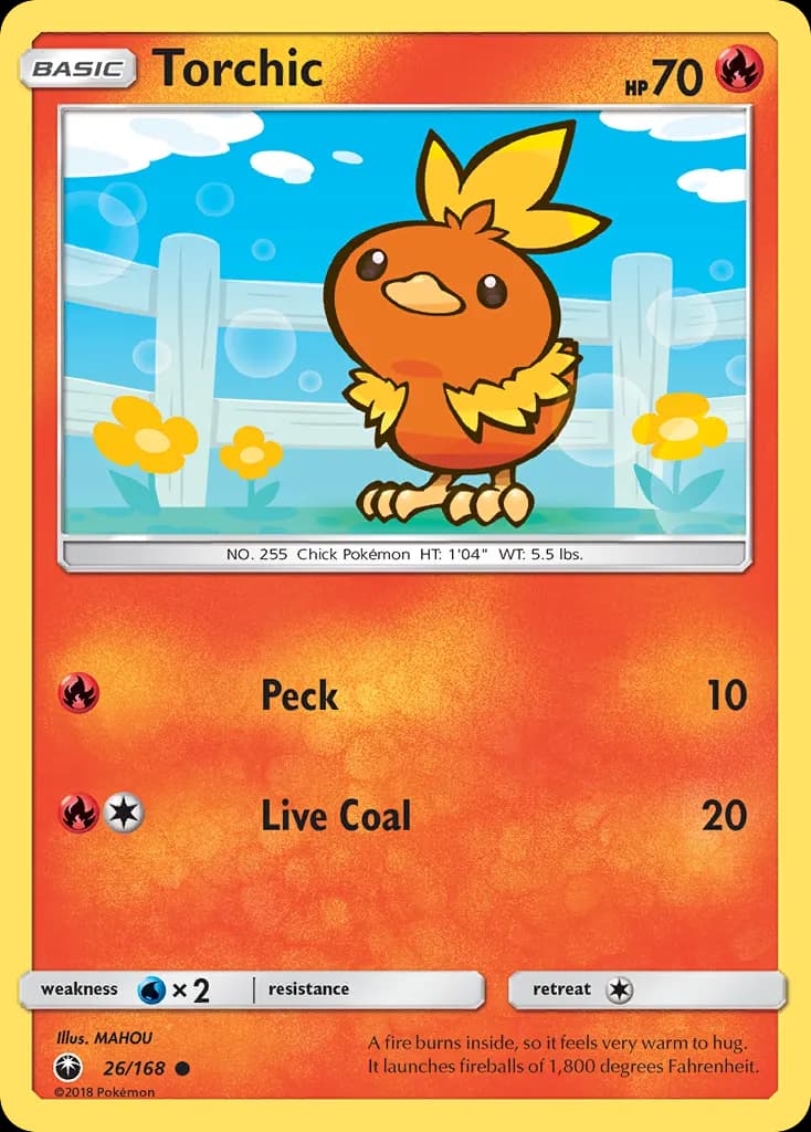 Torchic — Celestial Storm 26 Pokémon card