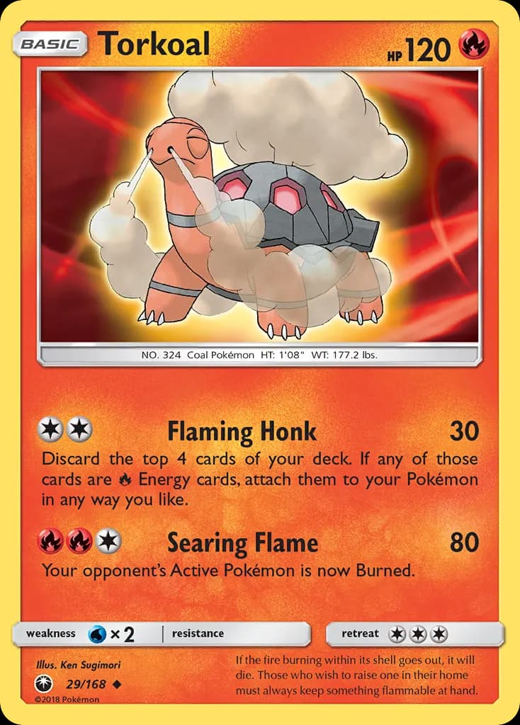 Torkoal — Celestial Storm 29 Pokémon card
