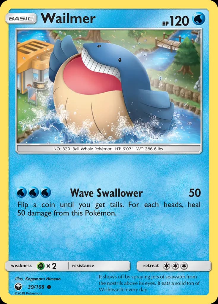Wailmer — Celestial Storm 39 Pokémon card