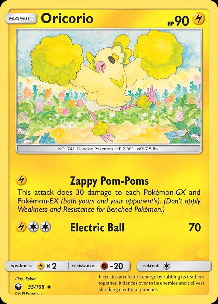 Oricorio — Celestial Storm 55 Pokémon card