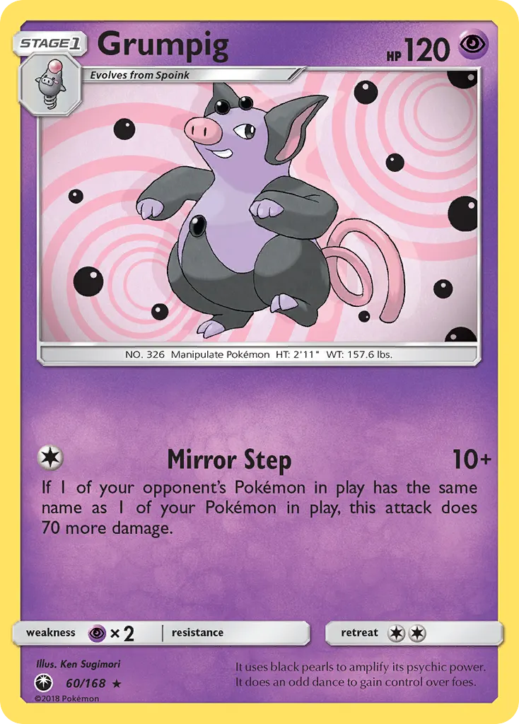 Grumpig — Celestial Storm 60 Pokémon card