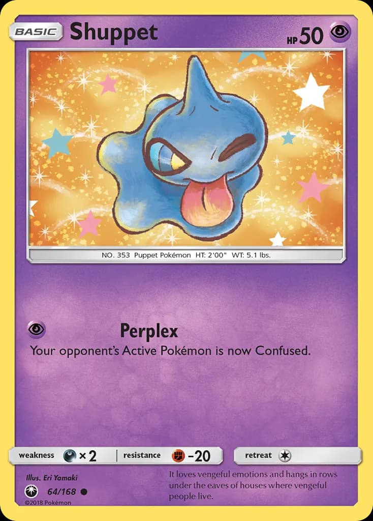 Shuppet — Celestial Storm 64 Pokémon card