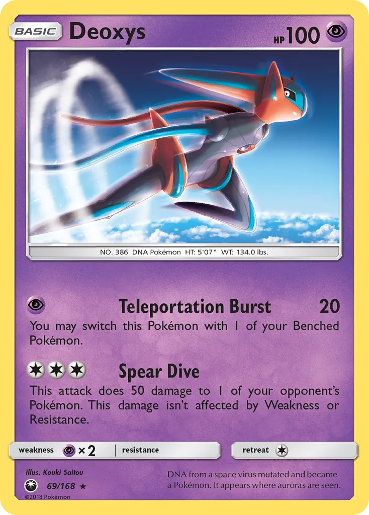 Deoxys — Celestial Storm 69 Pokémon card