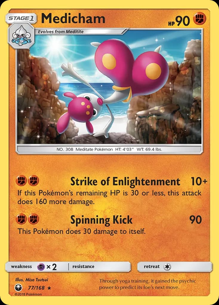 Medicham — Celestial Storm 77 Pokémon card