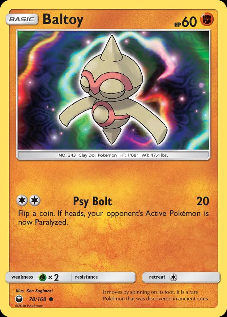 Baltoy — Celestial Storm 78 Pokémon card