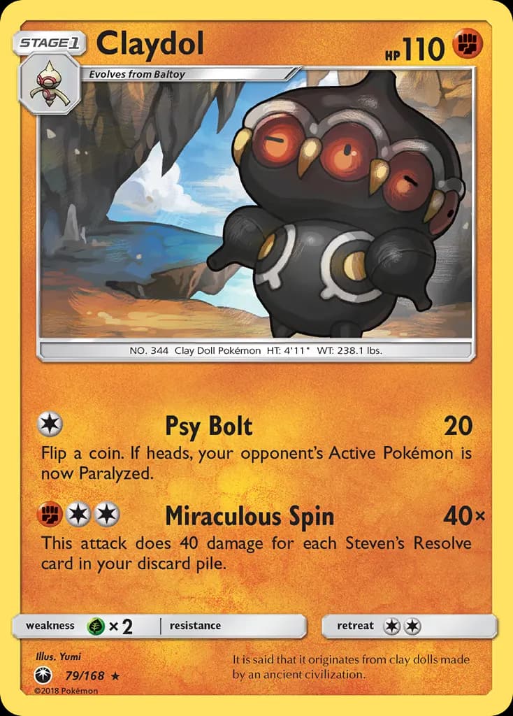 Claydol — Celestial Storm 79 Pokémon card