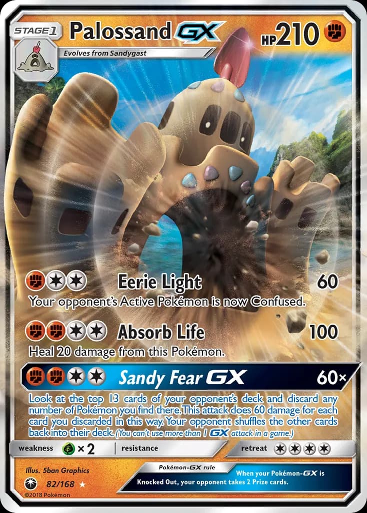 Palossand-GX — Celestial Storm 82 Pokémon card