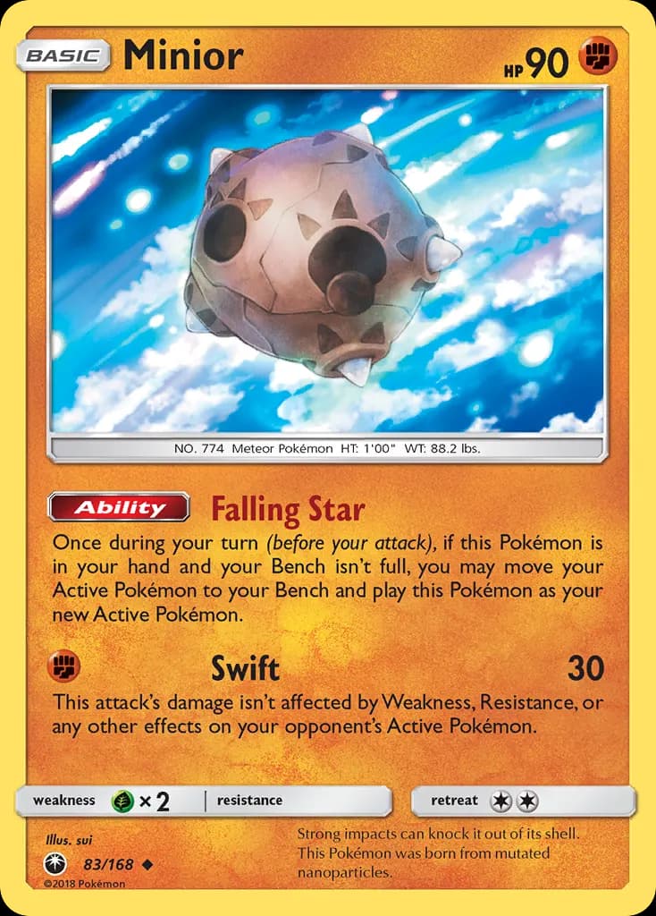 Minior — Celestial Storm 83 Pokémon card