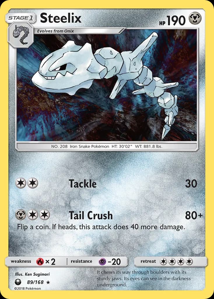 Steelix — Celestial Storm 89 Pokémon card