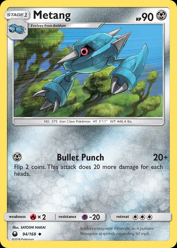 Metang — Celestial Storm 94 Pokémon card