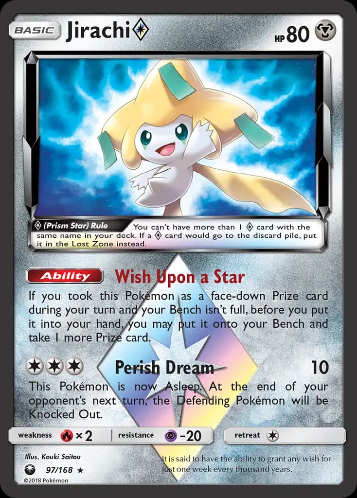 Jirachi ◇ — Celestial Storm 97 Pokémon card