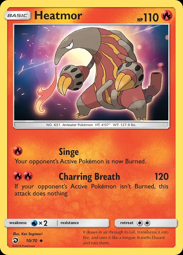 Heatmor — Trionfo Dei Draghi 10 Italian Pokémon card