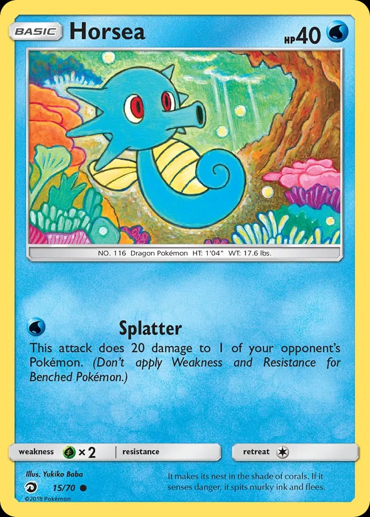 Horsea — Trionfo Dei Draghi 15 Italian Pokémon card