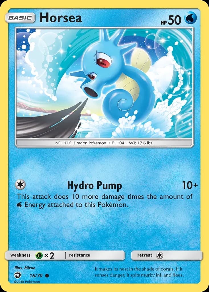 Horsea — Majestad De Dragones 16 Spanish Pokémon card