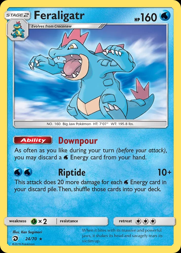 Aligatueur — Majesté Des Dragons 24 French Pokémon card