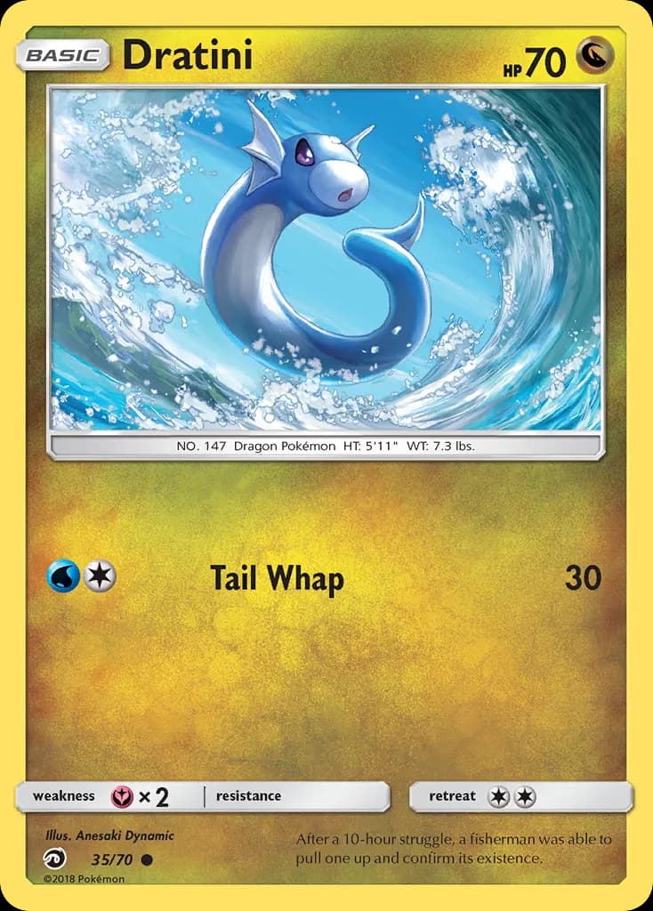 Dratini — Dragon Majesty 35 Pokémon card