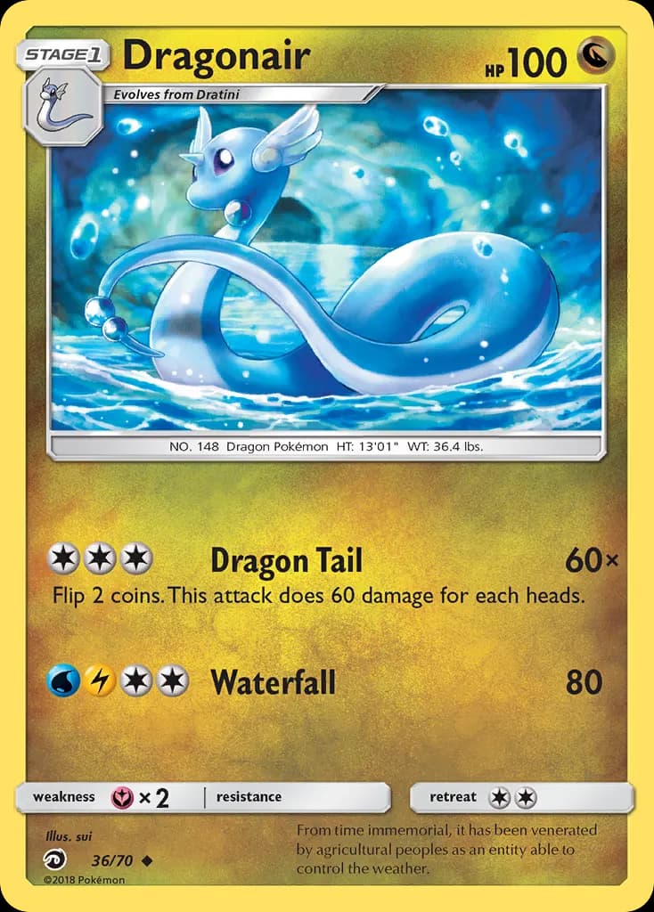 Dragonair — Trionfo Dei Draghi 36 Italian Pokémon card