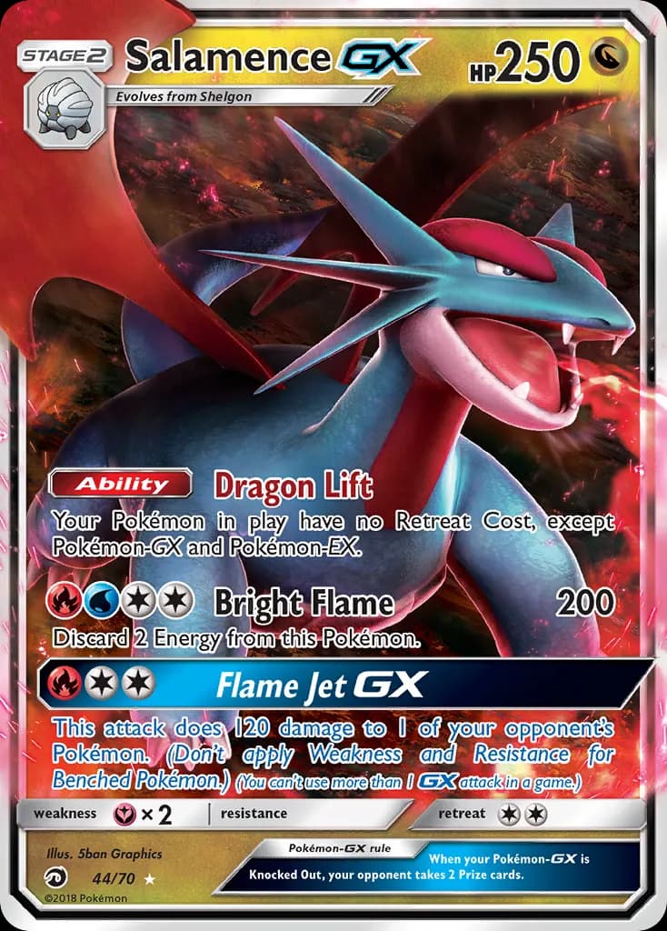 Drattak GX — Majesté Des Dragons 44 French Pokémon card
