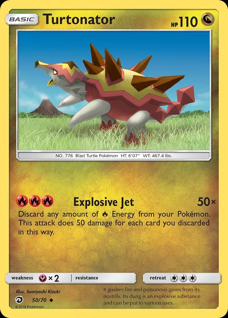Tortunator — Majestät Der Drachen 50 German Pokémon card