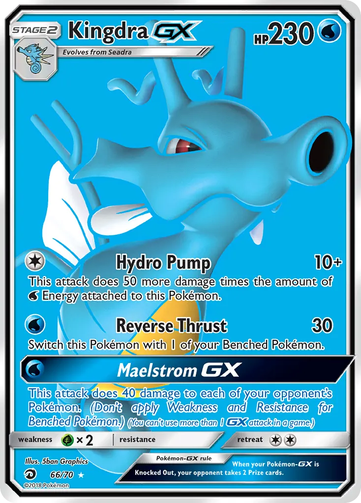 Kingdra GX — Trionfo Dei Draghi 66 Italian Pokémon card