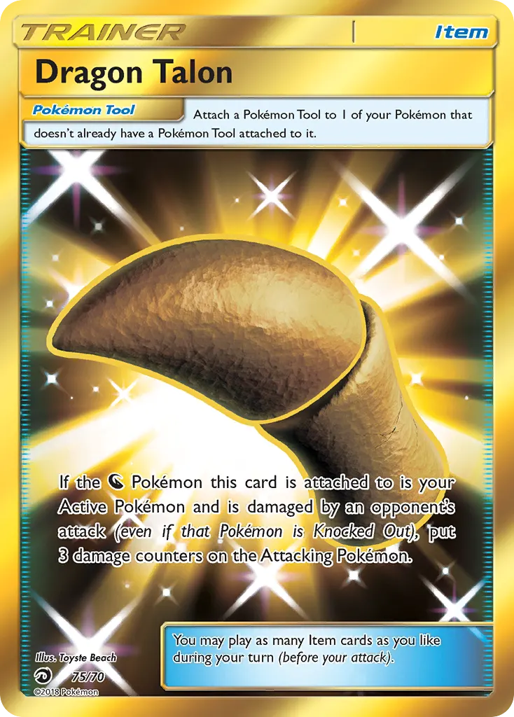 Unghia del Drago — Trionfo Dei Draghi 75 Italian Pokémon card