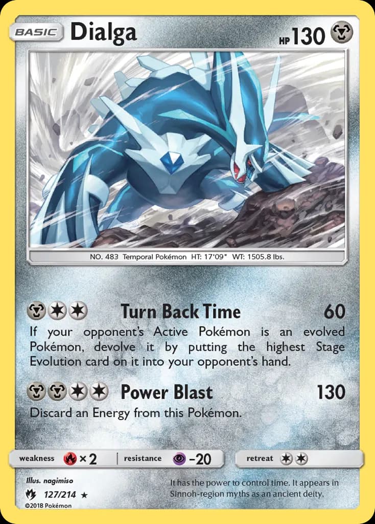 Dialga — Lost Thunder 127 Pokémon card
