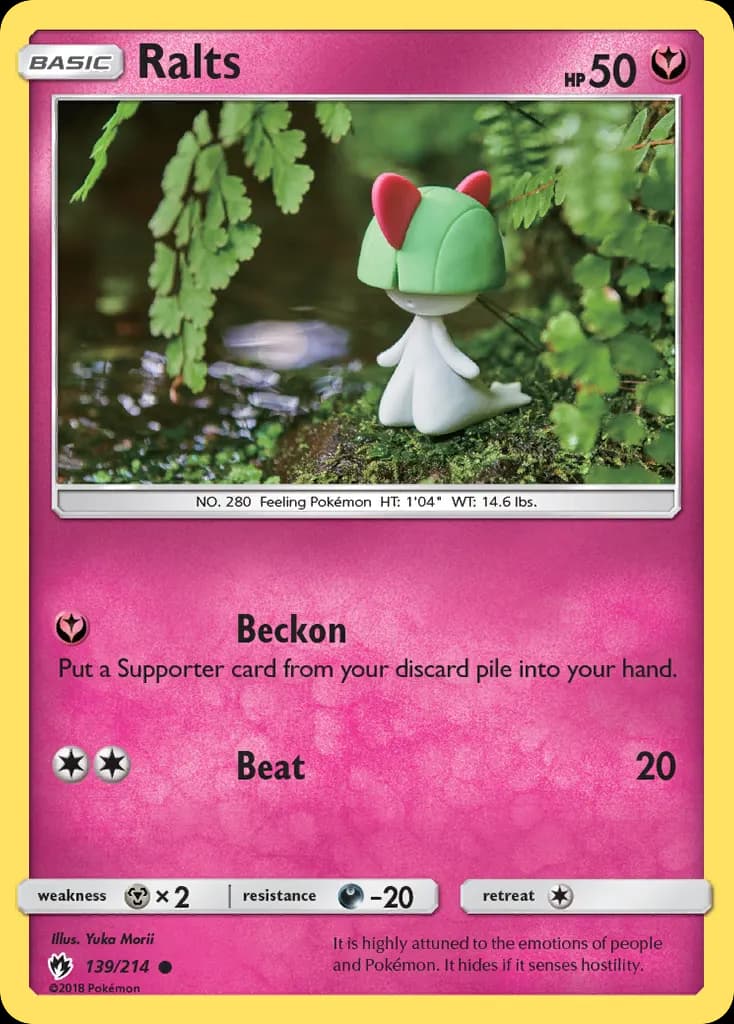 Ralts — Lost Thunder 139 Pokémon card