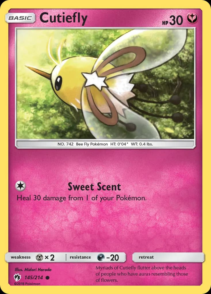 Cutiefly — Lost Thunder 145 Pokémon card