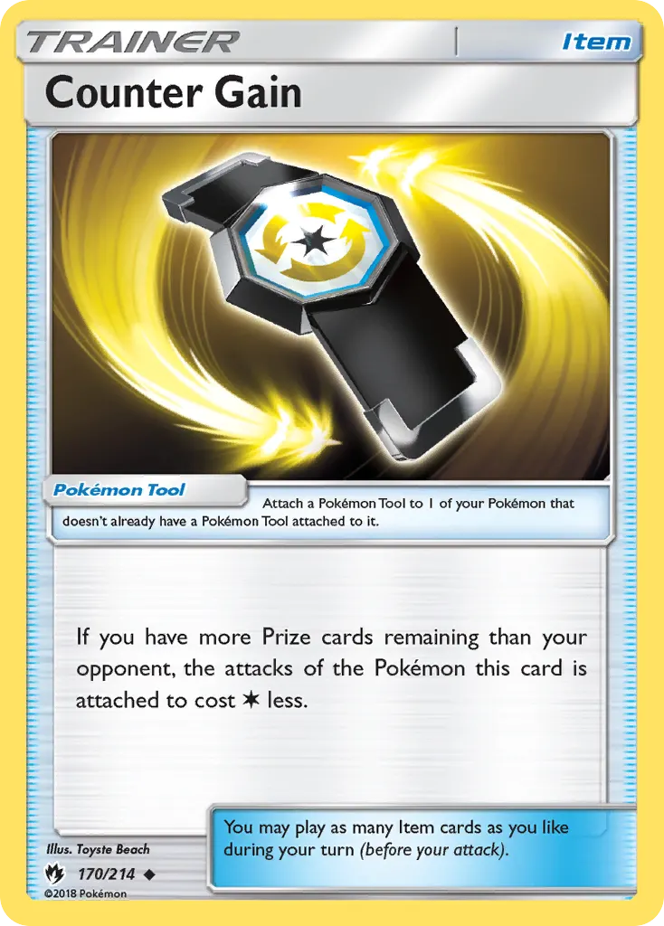 Counter Gain — Lost Thunder 170 Pokémon card