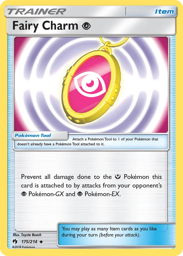 Fairy Charm Psychic — Lost Thunder 175 Pokémon card